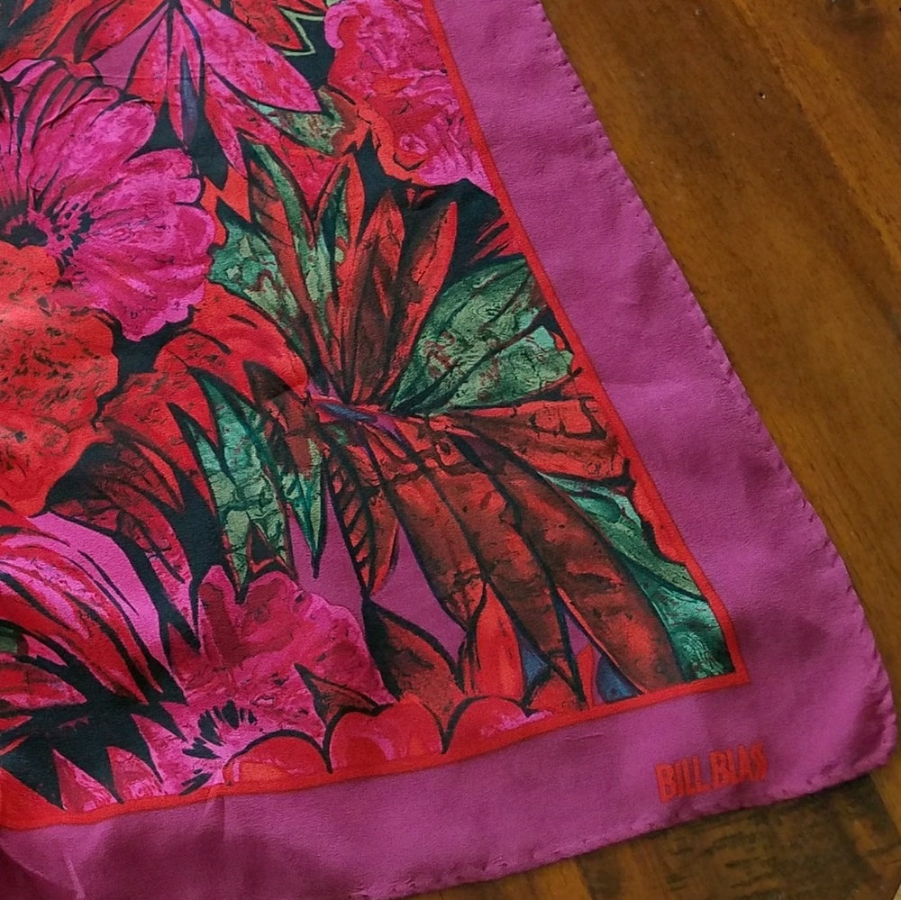 Bill Blass Large Beautiful Square Scarf